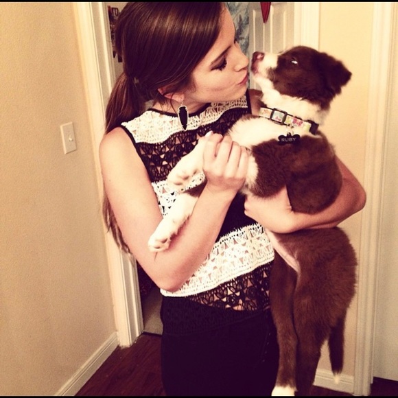 Zara Black and white embroidered shirt - Picture 3 of 3